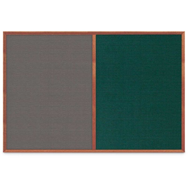 Slim Style Indoor Enclosed Corkboard, 24